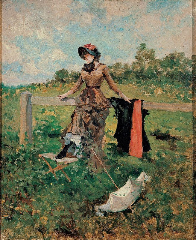 Lady with a parasol